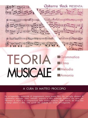 cover image of Teoria Musicale